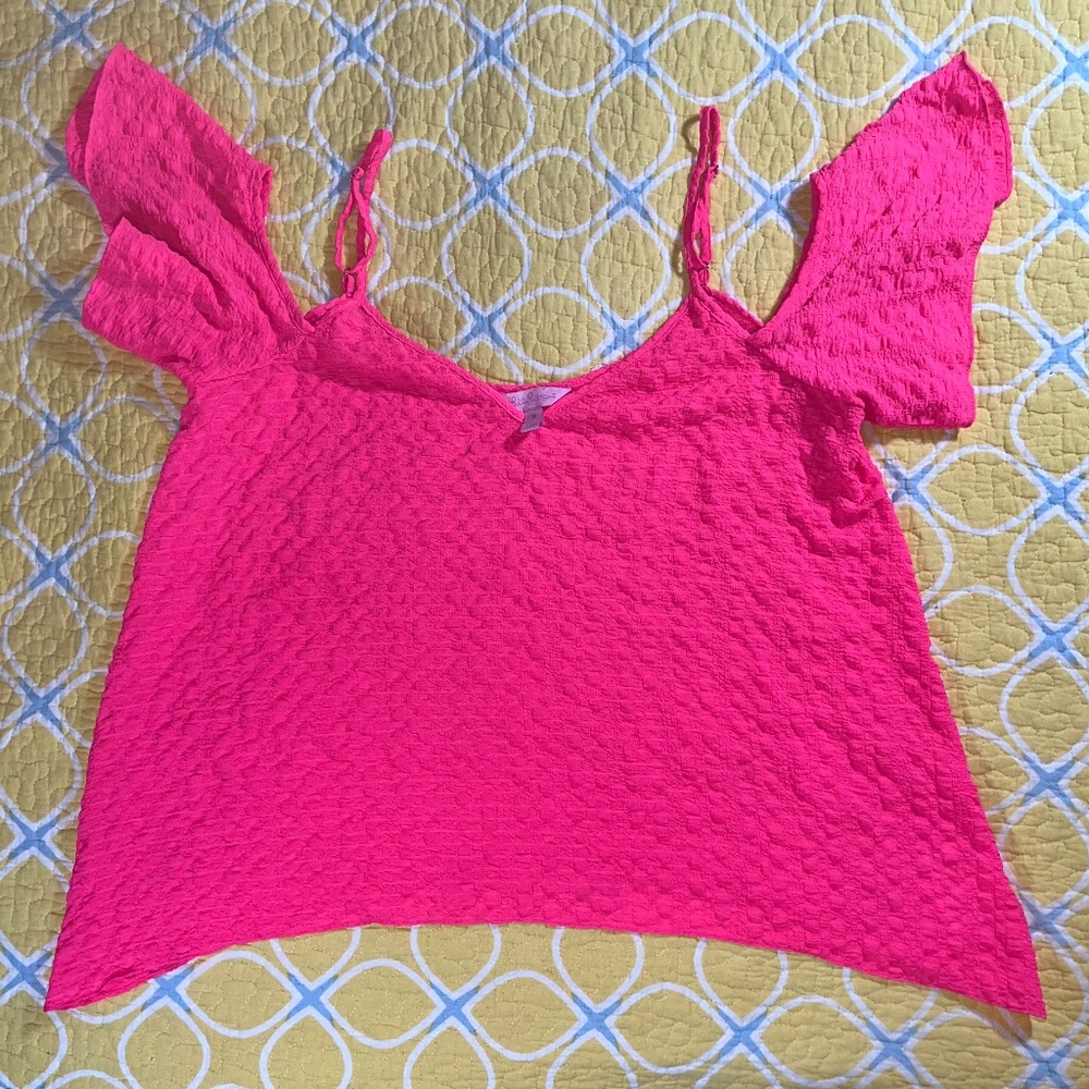 Lilly Pulitzer cold shoulder tank